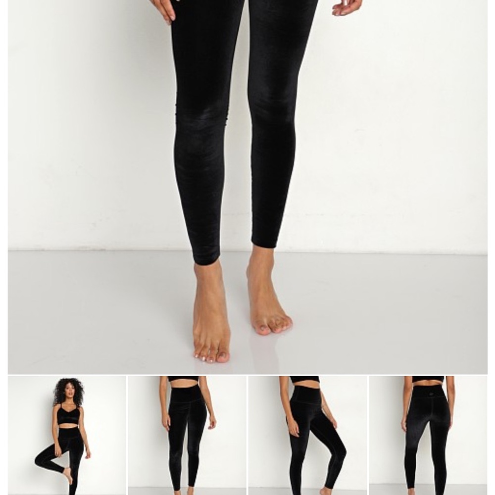 Beyond yoga velvet pants high waist